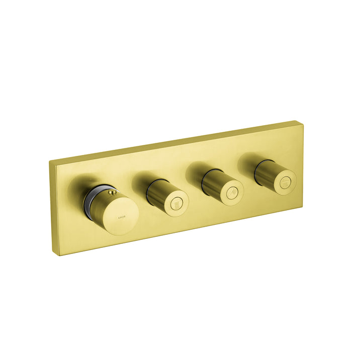 AXOR ShowerSolutions Thermostatic Module Trim 15" x 5" for 3 Functions