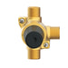 Gerber D130515BT Single Handle 1/2" 3-Port/2-Outlet Diverter Valve 3 Position Valve (Pause/Individual) - Rough Brass