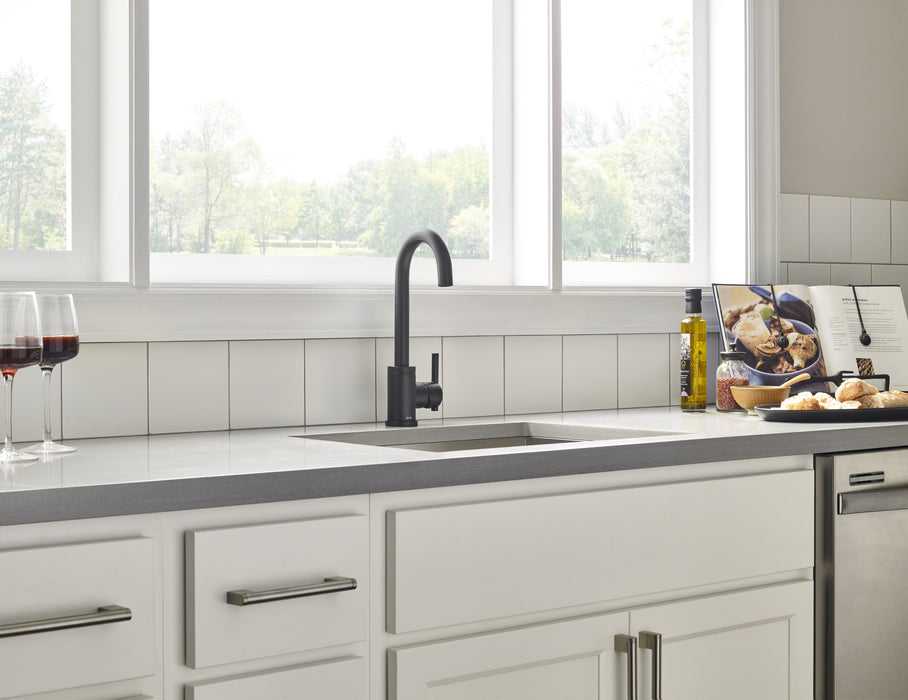 Gerber D150558 Parma 1H Bar Faucet w/ Side Mount Handle 1.75gpm - Satin Black