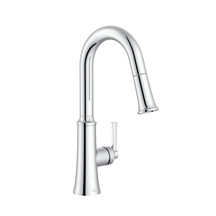 Gerber D150579 Northerly 1H Pull-Down Prep Faucet w/ Snapback 1.75gpm - Chrome
