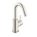 Gerber D222530 Amalfi 1H Lavatory Faucet Single Hole Mount w/ 50/50 Touch Down Drain & Optional Deck Plate Included 1.2gpm Brushed Nickel - Brushed Nickel