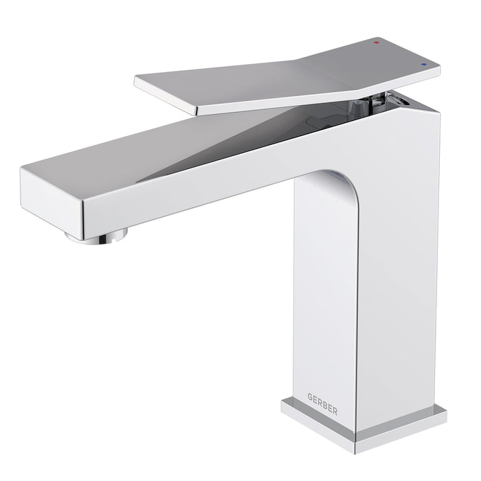 Gerber D225019 Avian 1H Lavatory Faucet Single Hole Mount w/ Metal Touch Down Drain 1.2gpm - Chrome