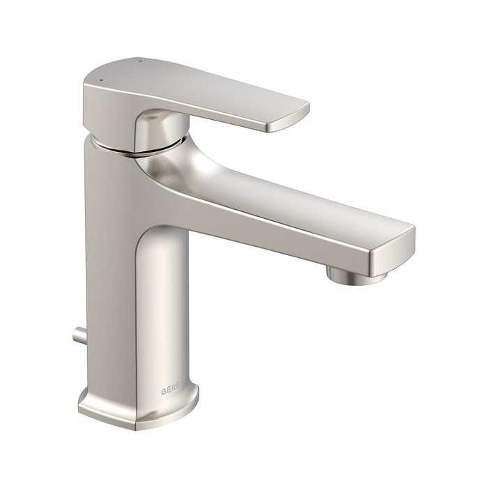 Gerber D225070 Tribune 1H Lavatory Faucet Single Hole Mount w/ 50/50 Pop-Up Drain 1.2gpm - Brushed Nickel