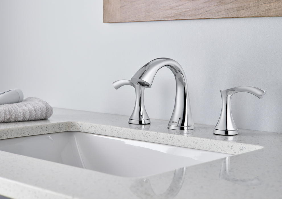Gerber D304222 Antioch 2H Widespread Lavatory Faucet w/ Metal Touch Down Drain 1.2gpm Chrome - Chrome