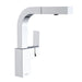 Gerber D404562 Mid-Town Trim Line 1H Pull-Out Kitchen Faucet w/ SnapBack Retraction 1.75gpm Chrome - Chrome