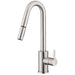 Gerber D457230 Amalfi 1H Pull-Down Kitchen Faucet w/SnapBack Retraction 1.75gpm - Stainless Steel