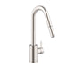 Gerber D457230 Amalfi 1H Pull-Down Kitchen Faucet w/SnapBack Retraction 1.75gpm - Stainless Steel