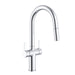 Gerber D457330 Amalfi 2H Pull-Down Kitchen Faucet w/ SnapBack Retraction 1.75gpm Chrome - Chrome
