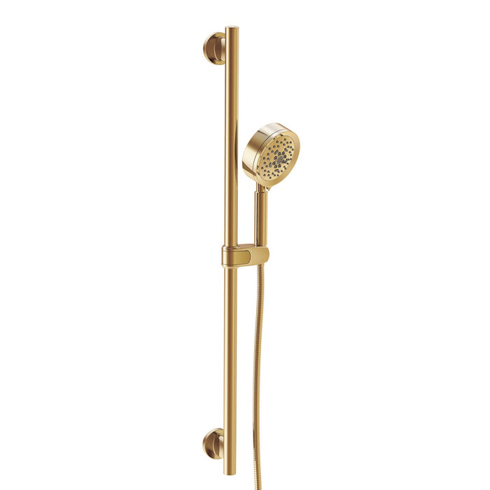 Gerber D461758 Versa 30" Slide Bar Assembly w/ Parma 5 Function Handshower 1.75gpm Brushed Bronze - Brushed Bronze