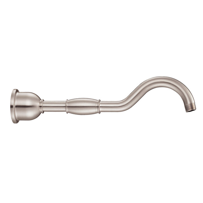 Gerber D481376 12" Showerarm w/ Escutcheon Brushed Nickel - Brushed Nickel