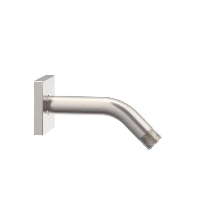 Gerber D481436 6" Showerarm w/ Square Escutcheon Brushed Nickel - Brushed Nickel