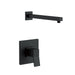 Gerber D500519LSTC Avian 1H Shower Only Trim Kit & Treysta Cartridge Less Showerhead Satin Black - Satin Black