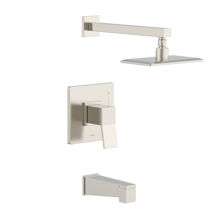 Gerber D501019TC Avian 1H Tub & Shower Trim Kit & Treysta Cartridge 1.75gpm Brushed Nickel - Brushed Nickel