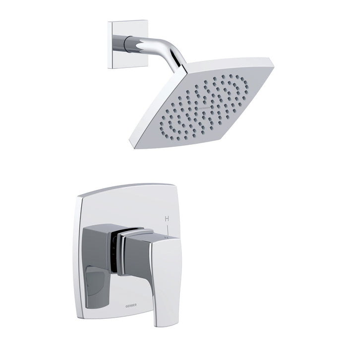 Gerber D501570TC Tribune 1H Shower Only Trim Kit & Treysta Cartridge 1.75gpm Chrome - Chrome