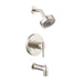 Gerber D511658TC Parma 1H Tub & Shower Trim Kit & Treysta Cartridge W/ Diverter On Tub Spout & 5 Function Showerhead 1.75gpm - Brushed Nickel
