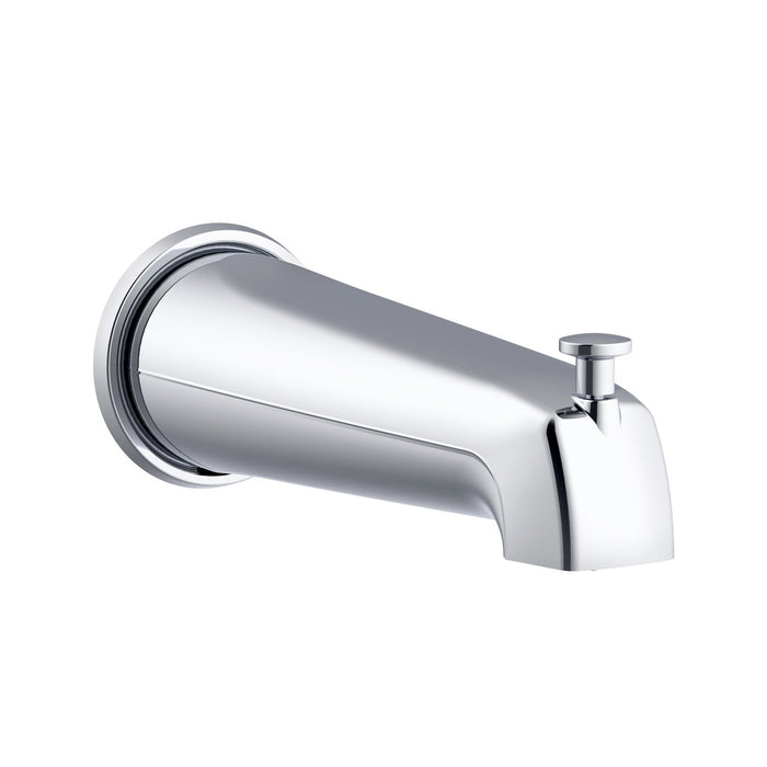 Gerber D606425 8" Wall Mount Tub Spout with Diverter Chrome - Chrome