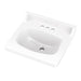 Gerber G0012224 Marquis Vanity Top 19"x17" 4"CC White - White