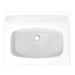 Gerber G0012244 Marquis Vanity Top 25"x19" 4"CC White - White
