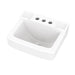 Gerber G0012354 West Point Wall Hung Lav 14x12 4"CC White - White