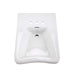 Gerber G0012464 Eaton Wheelchair Lav 27"x20" 4"CC White - White