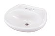 Gerber G0012504 Maxwell Petite Ped Top 20.5"x17.75" 4"CC White - White
