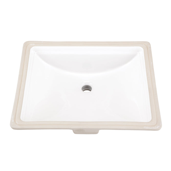 Gerber G0012760 Logan Square Standard Undercounter Lav 20.75"x17.38" White - White
