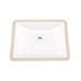 Gerber G0012765 Logan Square Petite Undercounter Lav 18.75"x14.75" White - White