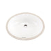 Gerber G0012770F Luxoval Petite Undercounter Lav with Front Overflow 18.25"X15" White - White