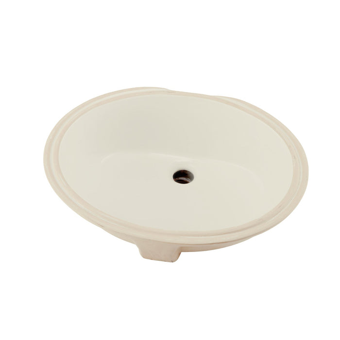 Gerber G0012780 Luxoval Undercounter Lav 19.25"X15.75" - Biscuit