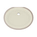 Gerber G0012780 Luxoval Undercounter Lav 19.25"X15.75" - Biscuit