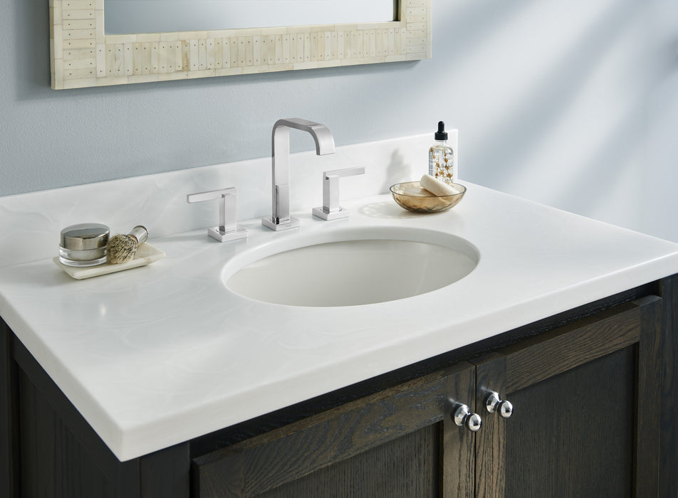 Gerber G0012780 Luxoval Undercounter Lav 19.25"X15.75" - White
