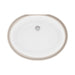 Gerber G0012780 Luxoval Undercounter Lav 19.25"X15.75" - White