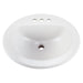 Gerber G0012834CH Maxwell S-Rim Lav 20"X17"Oval 4"CC in Trapezoid Carton White - White