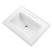 Gerber G0012875 Logan Square S-Rim Lav 23.63"x18.13" 4"CC White - White