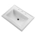 Gerber G0012879 Logan Square S-Rim Lav 23.63"x18.13" 8"CC White - White