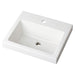 Gerber G0013822 Wicker Park Countertop Lavatory 21"x18" Rectangle Single Hole White - White