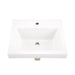 Gerber G0013822 Wicker Park Countertop Lavatory 21"x18" Rectangle Single Hole White - White