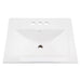 Gerber G0013894 Wicker Park Countertop Lavatory 20-7/8"x17-3/4" Rectangle with U-Shaped Basin - Low-Profile - 4"CC White - White