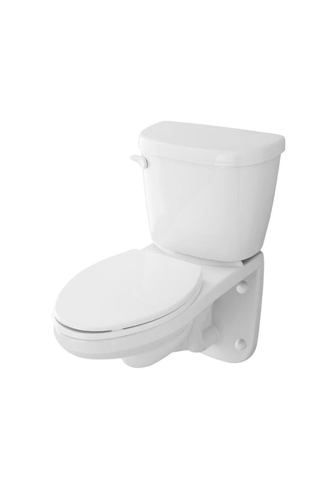 Gerber G0020021 Maxwell 1.28gpf Wall Hung Back Outlet EL Combo: G0021970 Bowl w/ G0028970 Tank White - White