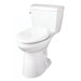 Gerber G0021014 Avalanche 1.28gpf One-Piece ADA Compact Elongated 12" Rough-in White - White