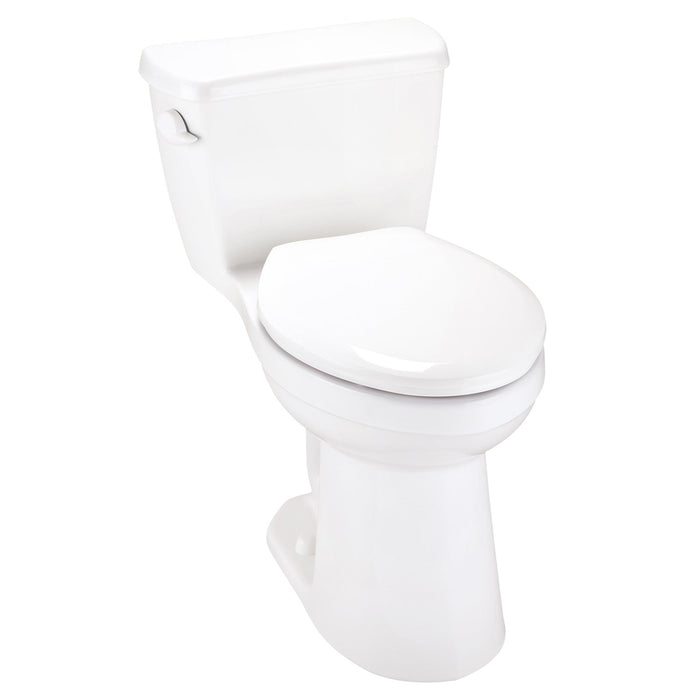 Gerber G0021014 Avalanche 1.28gpf One-Piece ADA Compact Elongated 12" Rough-in White - White