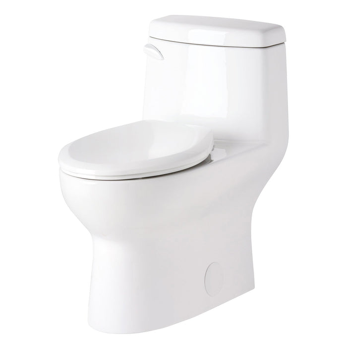 Gerber G0021019 Avalanche CT 1.28gpf One-Piece Toilet ADA Elongated 12" Rough-In White - White