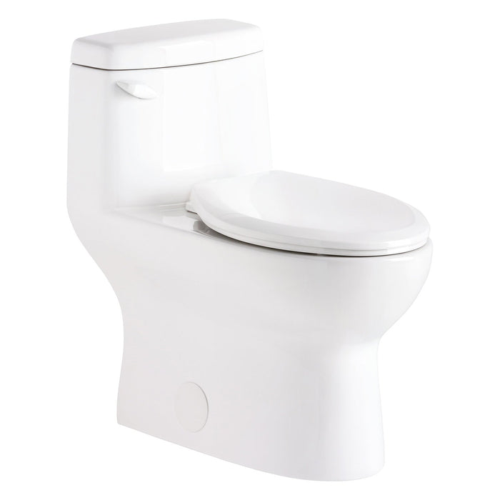 Gerber G0021019 Avalanche CT 1.28gpf One-Piece Toilet ADA Elongated 12" Rough-In White - White
