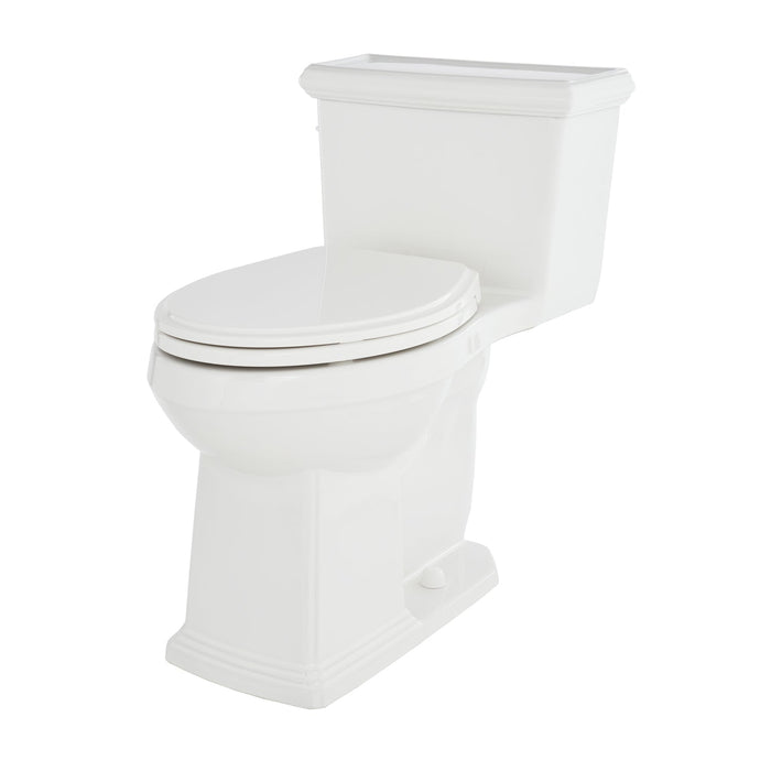 Gerber G0021020 Logan Square 1.28gpf 1pc ADA Elongated Simple CT Toilet 12" Rough-In White - White