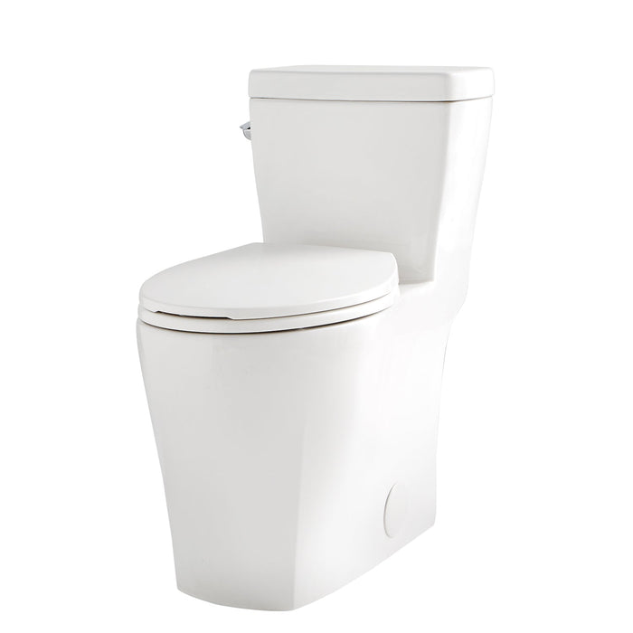 Gerber G0021021 Lemora 1.28gpf 1pc ADA Elongated CT Toilet 12" Rough-In White - White