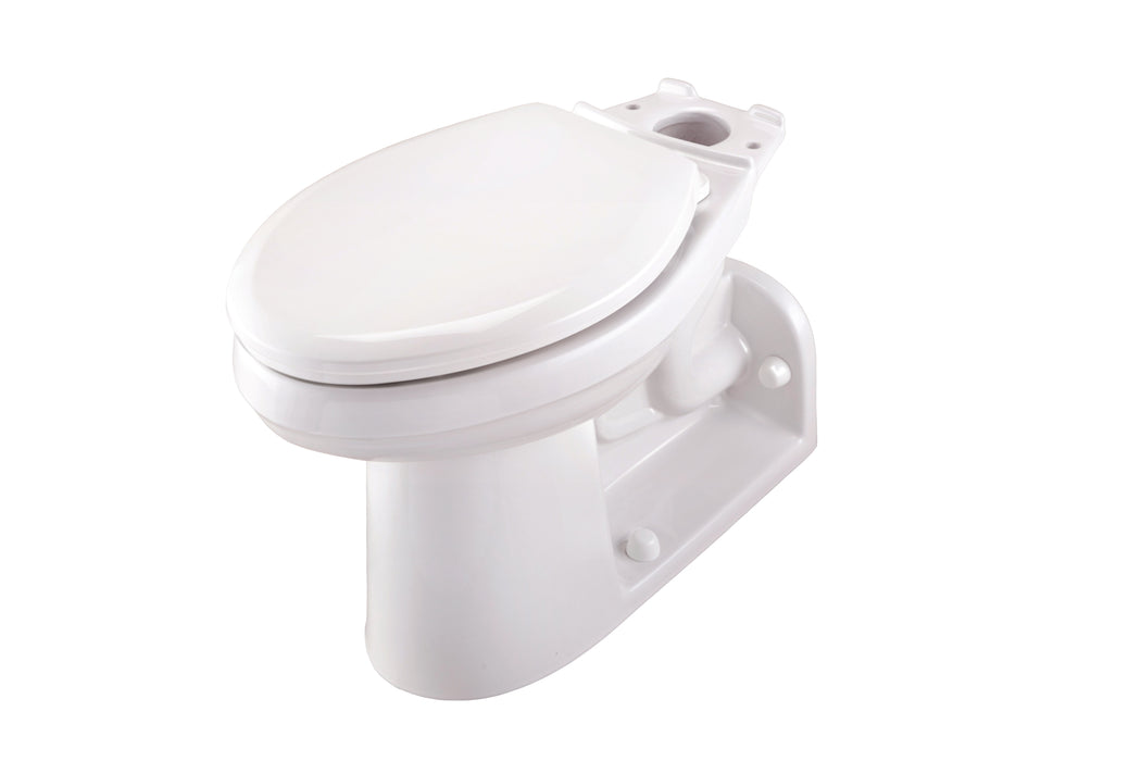 Gerber G0021975 Maxwell 1.28gpf Floor Mount Back Outlet ADA Elongated Bowl White - White