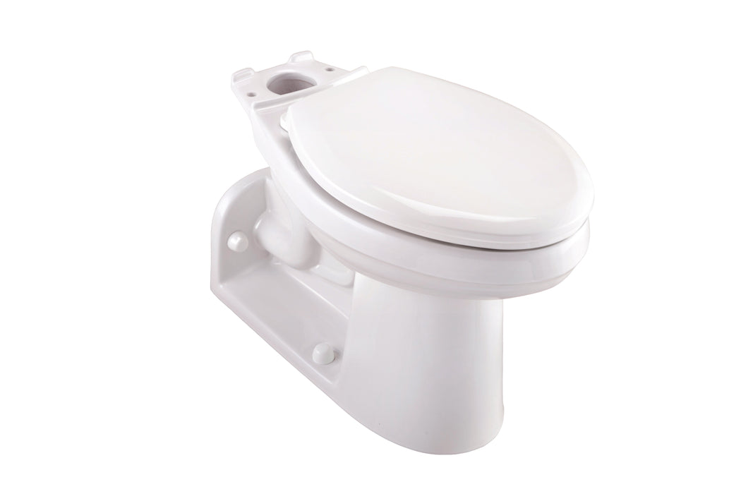Gerber G0021975 Maxwell 1.28gpf Floor Mount Back Outlet ADA Elongated Bowl White - White