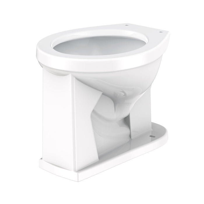 Gerber G002564230 1.1/1.28/1.6gpf Round Front Floor Mounted Back Spud Bowl 1-1/4" Spud 10" Rough-In White - White