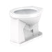 Gerber G002564231 1.1/1.28/1.6gpf Round Front Floor Mounted Back Spud Bowl 1-1/2" Spud 10" Rough-In White - White