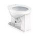 Gerber G002564231 1.1/1.28/1.6gpf Round Front Floor Mounted Back Spud Bowl 1-1/2" Spud 10" Rough-In White - White